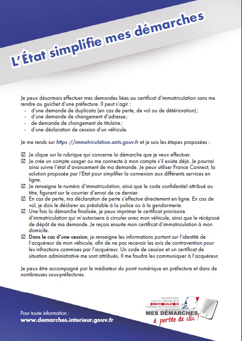 1ère immatriculation d un véhicule